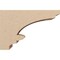 Ekena Millwork 5"W x 15"D x 10"H Classic Diane Rough Cedar Woodgrain TimberThane Corbel, Primed Tan CORUR05X15X10DIARCPR - alternate 5